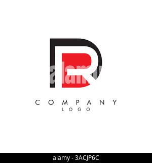 Letters dr, rd Company logo design icon vector Stock Vector