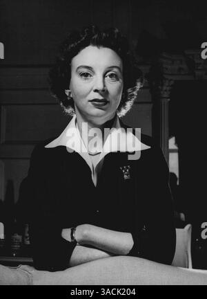 Pamela Brown, British Stage and Screen Actress. September 20, 1954