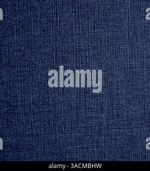 Close-up of a dark blue fabric texture Stock Photo