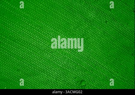 Coarse fabric as background Green Stock Photo