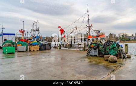 Impression of Kappeln, a town in Schleswig-Holstein in Northern Germany Stock Photo