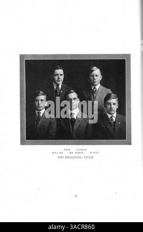 This high school yearbook from Blake, titled 'The Callopan,' captures the activities, students, and faculty of the 1918-1919 school year, including sports, clubs, and significant milestones. Stock Photo