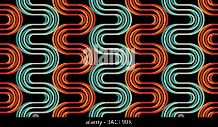 Vector seamless pattern. Simple geometrical design. Abstract background for textile, wrapper and wallpaper. Stock Vector