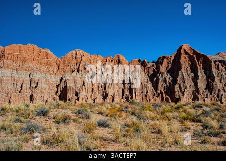 USA, Nevada, Panaca. Cathedral Gorge State Park Stock Photo