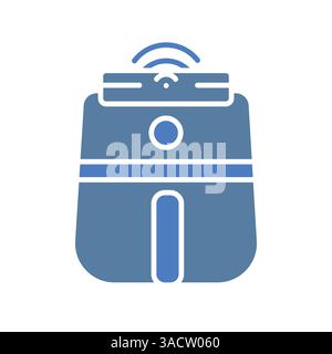 multicooker black line icon for digital and print projects.  Minimal clean icons for apps and websites. Modern simple icons for UI UX and branding Stock Vector