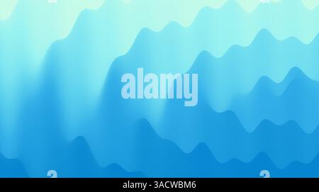 Abstract background with dynamic effect. Creative design with vibrant gradients. 3D vector Illustration. Stock Vector