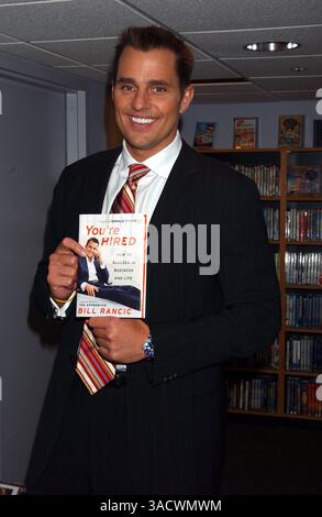 Bill Rancic, the winner and hired apprentice, arrives at the after ...