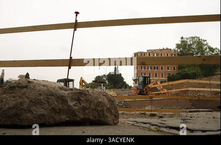 Part of the Colosseum or Coliseum, an elliptical amphitheatre in the ...
