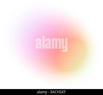 Abstract gradient background with blue and green aura, blurred modern shapes, violet bubble design, futuristic Y2K color palette. Flat vector Stock Vector