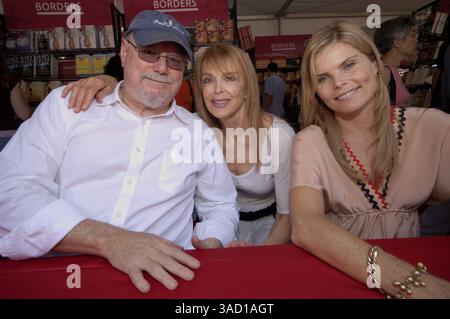 Apr. 28, 2007 - Los Angeles, California, USA - Alan Rucker, author of ''The Best Seat in the House,'' Tina Louise, best known as the ''Gilligan's Island'' character Ginger and now author of ''When I Grow Up,'' and Mariel Hemingway, author of ''Mariel Hemingway's Healthy Living from the Inside Out,'' pose at the 12th annual Los Angeles Times Festival of Books in Los Angeles on Saturday, April 28, 2007.  Drawing 130,000 attendees to celebrate the written word at the nation's largest public literary event, the festival features more than 300 exhibitors and 400 authors. (Credit Image: © Brian Cahn Stock Photo