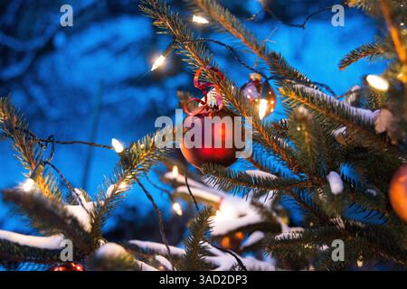 Christmas tree, Advent decorations, decoration Stock Photo