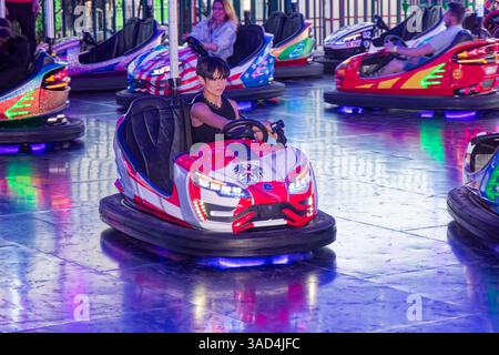 Paris, France. 04th Apr, 2025. Miss France 2024, Eve Gilles attends inauguration evening of the Foire du Trône for the benefit of Les Bonnes Fées association on April 4, 2025 in Paris, France. The Foire du Trône takes place on the lawn of Reuilly in Paris from April 4 to June 9, 2025. Credit: Bernard Menigault/Alamy Live News Stock Photo