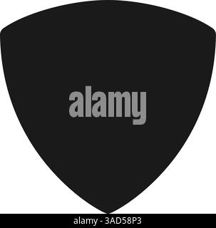 Guitar pick shape icon. Plectrum sign. Tringle plastic guitar pick symbol. Music mediator icon. Design element. Vector illustration isolated on white Stock Vector