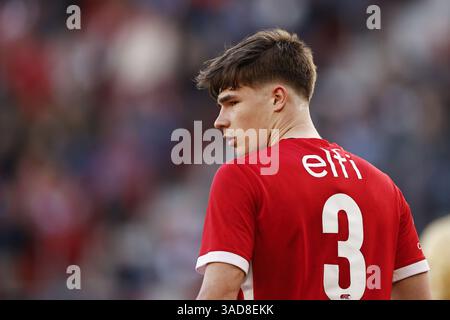 Rotterdam - Wouter Goes of AZ Alkmaar arrives at the stadium before the ...