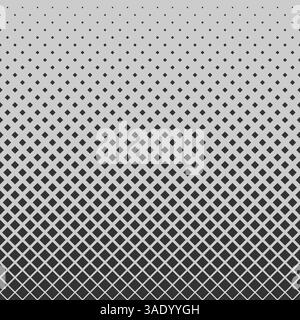 Halftone gold diamond geometric gradient pattern Stock Vector