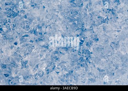Abstract patterns blue background. Hydrogel with blue background. Close-up. Stock Photo