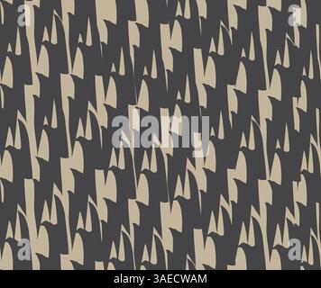 Stylish houndstooth ornament texture. Seamless pattern English style fabric. Textile fashion decor for background Stock Vector