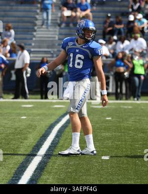 September 24, 2011: in action during the NCAA Football game between the Memphis TIgers and the SMU Mustangs at Liberty Bowl Stadium in Memphis, TN(Credit Image: © Fred Brooks/Cal Sport Media/ZUMAPRESS.com) Stock Photo