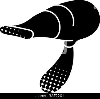 Hair dryer black hand drawn icon in halftone texture style Stock Vector