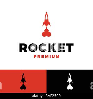 rocket icon vector logo template illustration design Stock Vector