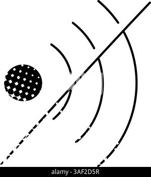 Sound icon disabled black hand drawn icon in halftone texture style Stock Vector
