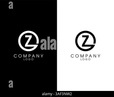 Letter OZ, ZO initial logotype company name design. vector logo for business and company identity Stock Vector