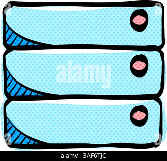 Database halftone icon hand drawn color vector illustration Stock Vector