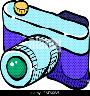 Hand drawn Range finder camera vector illustration Stock Vector Image ...