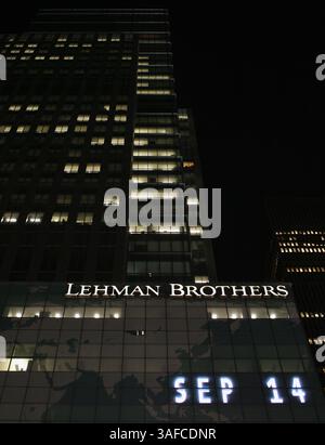 The New York headquarters of Lehman Brothers. Lehman offered 3 million ...