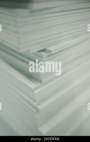Chipboard Stack Stack of chipboard Stock Photo - Alamy