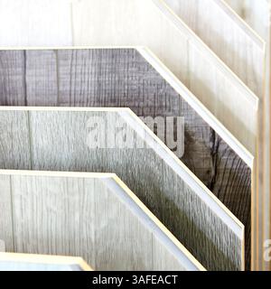 Stone polymer laminate in hardware store Stock Photo