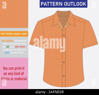 Colorful seamless textile pattern design Stock Vector