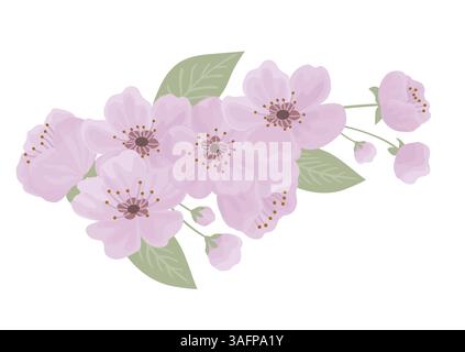 Spring  flowers bouquet Stock Vector