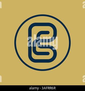 Letter B logo design template Stock Vector