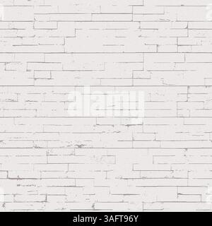 White painted brick wall texture with visible signs of age and distress, making it a perfect background for various design projects.Belarus Stock Photo