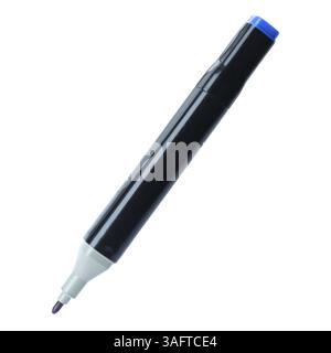 One double sided marker isolated on white Stock Photo