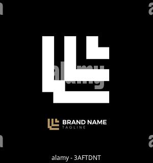 Letter I or II logo template Stock Vector