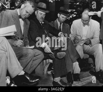 Earl Browder surrounded by people at a Communist Party rally. Chicago ...