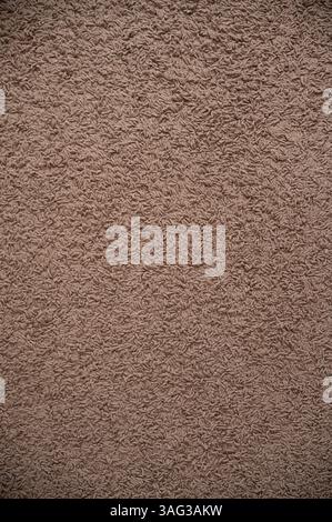 Texture of brown shag carpet. Pattern and background Stock Photo