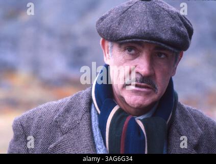 May 08, 2001; Great Falls, MT, USA; SEAN CONNERY is dressed for his role in the film "The Untouchables." in a scene filmed near Great Falls, Mt..  (Credit Image: Stuart S. White/ZUMAPRESS.com) Stock Photo
