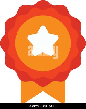 Award icon vector image. Suitable for mobile apps, web apps and print media. Stock Vector