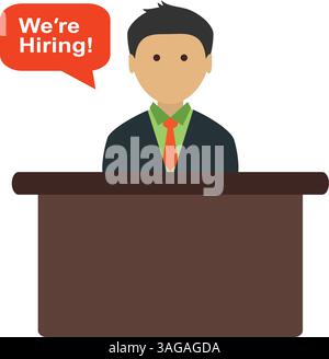 Announcement icon vector image. Suitable for mobile apps, web apps and print media. Stock Vector