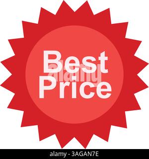Best Price Tag icon vector image. Suitable for mobile apps, web apps and print media. Stock Vector
