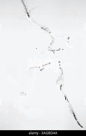 Cracks in the old whitewashed wall. Theme and background suitable for any of your ideas and venture Stock Vector