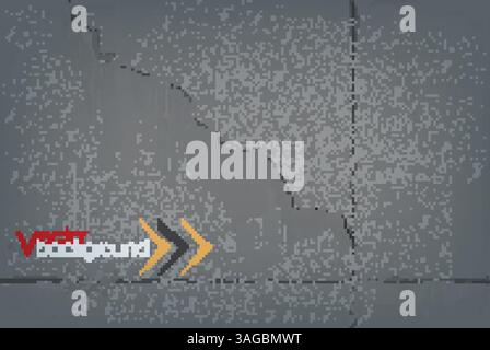 Concrete foundation for any of your work vector detailed realistic image Stock Vector