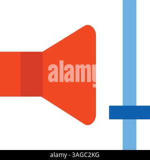 Change Music Volume icon vector image. Suitable for mobile apps, web apps and print media. Stock Vector