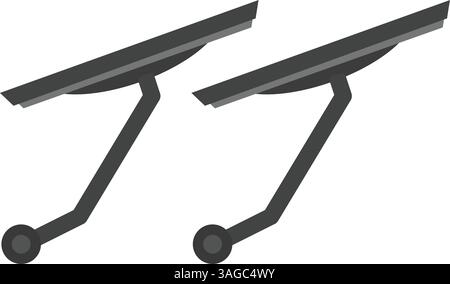 Cleaning Windshield icon vector image. Suitable for mobile apps, web apps and print media. Stock Vector
