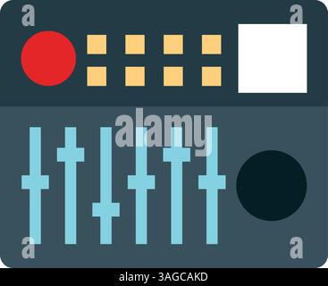 Controller icon vector image. Suitable for mobile apps, web apps and print media. Stock Vector
