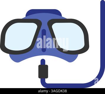 Diving icon vector image. Suitable for mobile apps, web apps and print media. Stock Vector