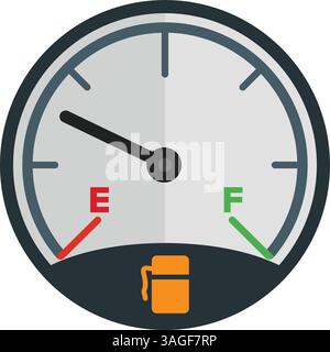 Fuel Consumption icon vector image. Suitable for mobile apps, web apps and print media. Stock Vector